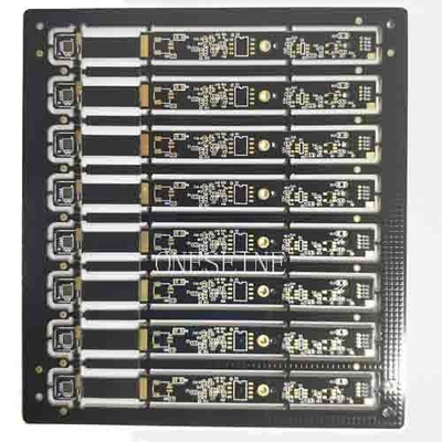 12 Layer Black Rigid Flex PCB with ENIG Finish