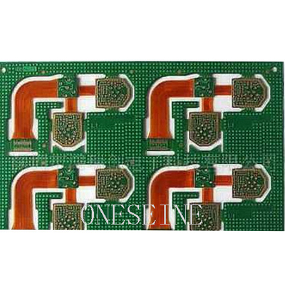 6 Layer Rigid Flex PCB with Immersion Gold Finish