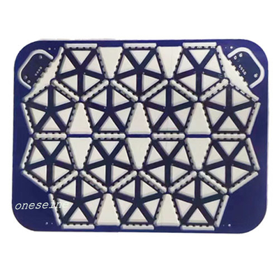FR4 94V0 Dual Sided PCB Board 2 Layer Blue Soldermask
