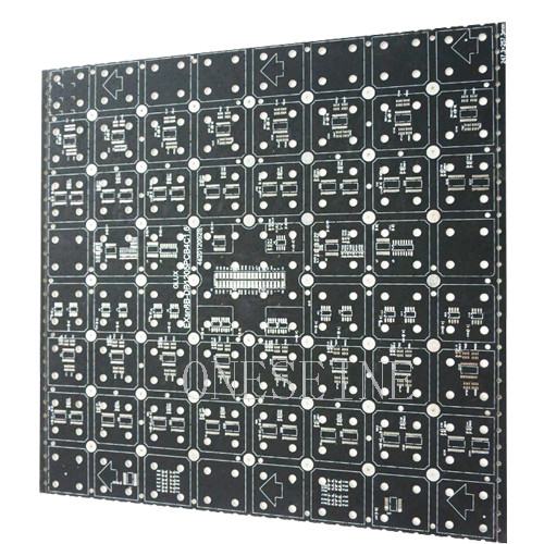 ceramic 5880 Rogers Board PCB 0.787mm 2 Layer Black Solder Mask