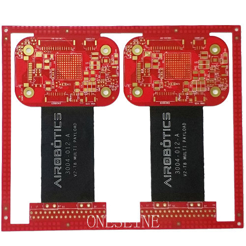 Custom Lightweight Flexible PCB Board with Immersion Gold Finish