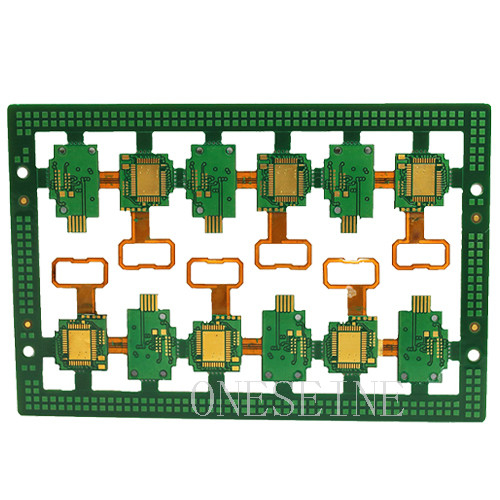 6 Layer Rigid Flex PCB with ENIG Surface Finish