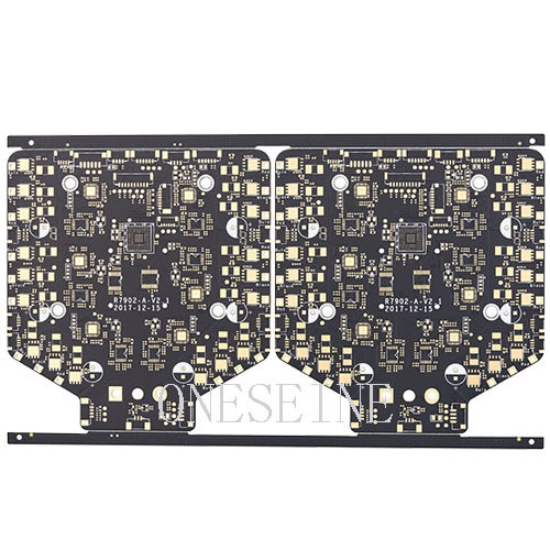 6 Layer Black Solder Mask FR4 PCB Board for UAV Drones