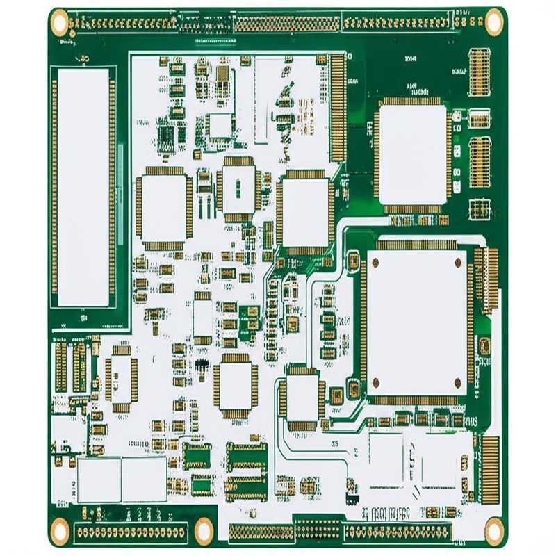 Pcb Fabrication with 6 Layers Rogers PCB Board in White Silkscreen