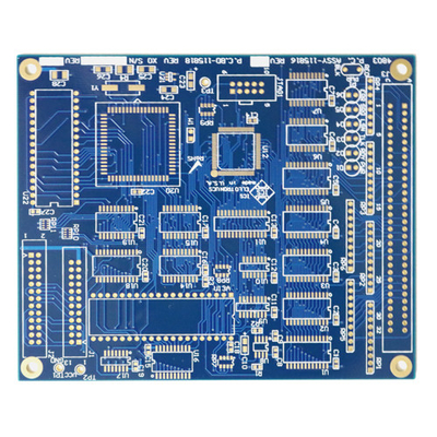 FR4 Double Sided PCB Blue Solder Mask for Electronic Mini Pad
